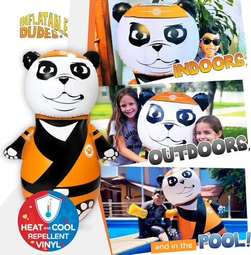 Miniatura 2 de INFLATABLE DUDES Animal -Kids Punching Bag Already Filled with Sand Bop Bag Premium Inflatable Toy Punching Bag for Kids Enhanced
