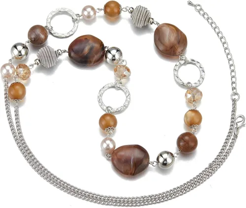 Miniatura 5 de Pearl & Club - Collar largo con cuentas para mujer