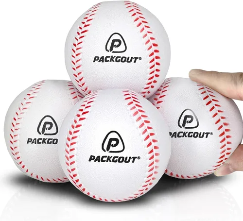 Miniatura 9 de PACKGOUT Soft Foam Baseballs for Kids & Teenagers - Practice & Replacement Balls Blanco