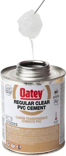 Miniatura 3 de Oatey 30246 4 oz. Cemento transparente de PVC regular y 4 oz. NSF Purple Primer Handy Pack