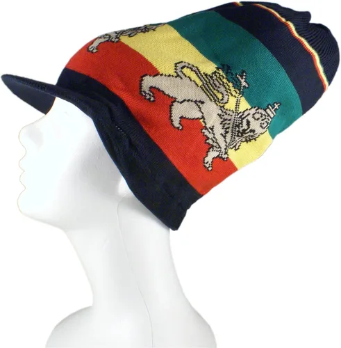 Miniatura 42 de Shoe String King SSK Rasta Knit Tam Hat Dreadlock Gorra con múltiples diseños y tamaños.