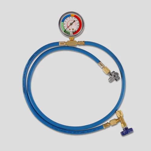 Miniatura 3 de Lichamp A/C R134A - Kit de recarga de freón para refrigerador con válvula de perforación de bala, perforación y autosellado 134A