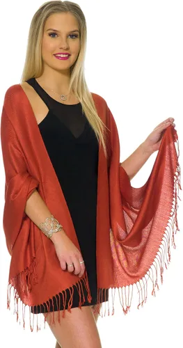 Miniatura 70 de Pashminas, chales y mantones para usar con vestidos de noche y en bodas, grandes y suaves