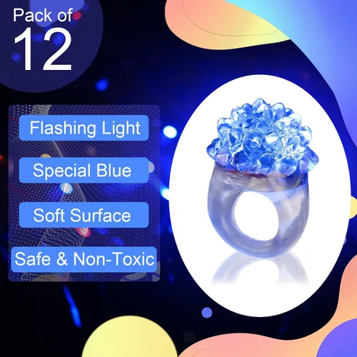 Miniatura 4 de LACGO Juguetes LED intermitentes para los dedos, juguetes parpadeantes para dedos con baches, luz para adultos, regalo de dedo parpadeante
