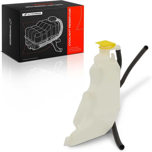 Miniatura 10 de A-Premium Tanque de depósito de recuperación de desbordamiento de refrigerante del motor [con tapa y tubería] Compatible con Jeep [WK2] Grand