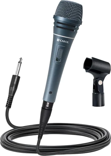Miniatura 8 de CAROL Sigma-plus1 XLR - Micrófono vocal con cable - Micrófono supercardioide dinámico con tecnología de montaje de doble choque para grabación y uso