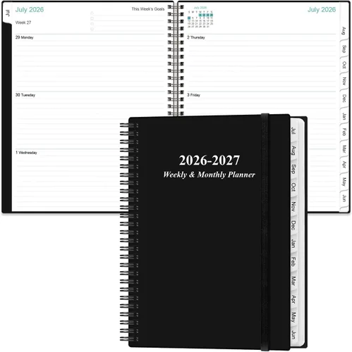 Miniatura 16 de Agenda de bolsillo 2026 - Agenda 2026 de enero de 2026 a diciembre de 2026, agenda 2026 con 12 pestañas, encuadernación de doble alambre, bolsillo
