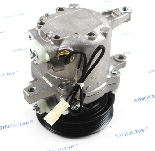 Miniatura 4 de Compresor de A/C 3P999-00620 SVO7E 6PK 12V, compresor de CA para tractor Kubota M135GX M126GXDTC M7, reemplazo 3P99900620 para M4N M6 M7 Series