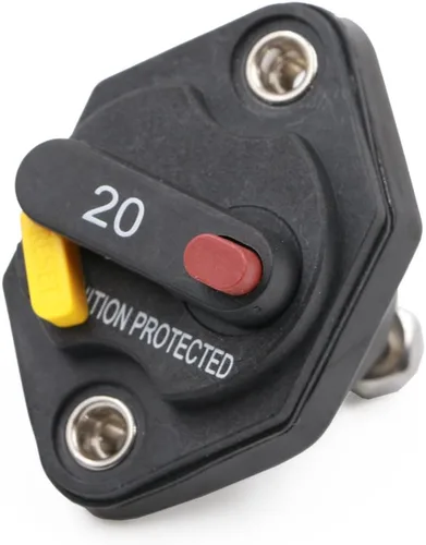 Miniatura 19 de E69 Interruptor de circuito de 10 A T3 con restablecimiento manual Mini de montaje en superficie IP66 Interruptor conmutable de 10 A