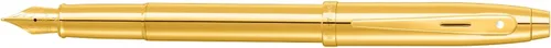 Miniatura 3 de Sheaffer 100 9372 Brillante PVD Gold Pen con PVD Chapado en Oro Bordes (Pluma Estilográfica)
