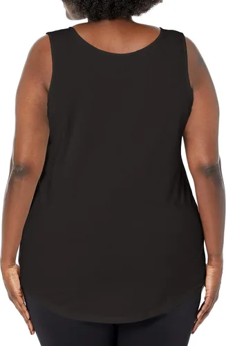 Miniatura 2 de JUST MY SIZE Camiseta sin mangas de algodón para mujer, talla extra grande