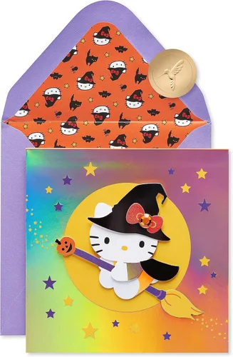 Miniatura 7 de Papyrus Tarjeta de Halloween de gato negro, perfecta para cualquier persona (atraviesa tu camino)