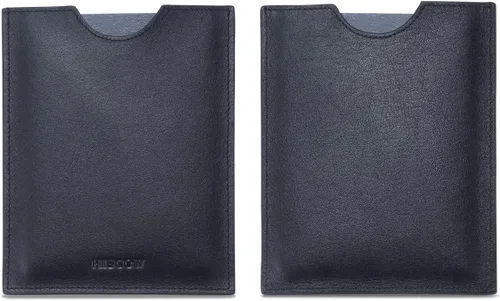 Miniatura 8 de HISCOW Funda minimalista para pasaporte - Piel de becerro italiana, Negro -, Minimalista