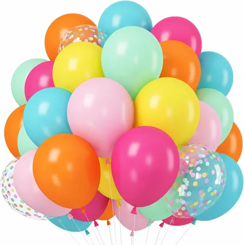 Miniatura 11 de HILAVO Globos negros, azules, blancos
