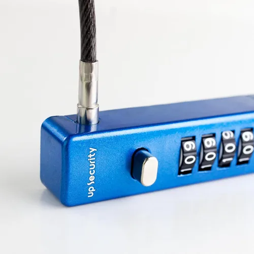 Miniatura 4 de Candado de cable con cerradura de combinación, contenedores de almacenamiento y equipo para exteriores, cerraduras de bicicleta para casco, scooter