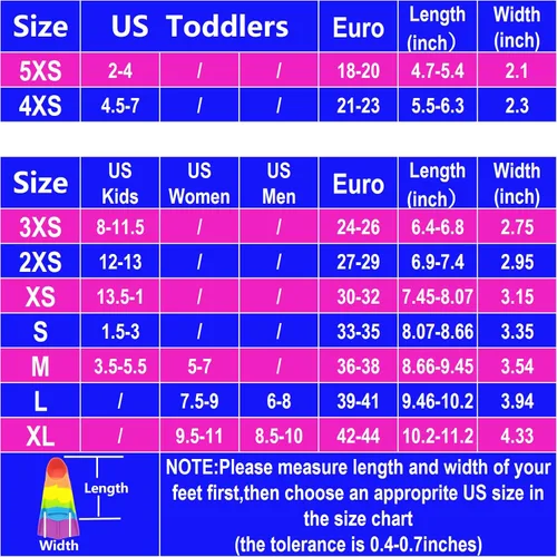 Miniatura 79 de Gugmoy Kids Swim Fins,Comfortable Silicone Flippers for Swimming and Diving,Size Suitable Beginners Kids Girls Boys Adults