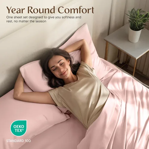 Miniatura 61 de Utopia Bedding Juego de sábanas Queen – Sábanas de 4 piezas para cama tamaño Queen, microfibra suave y transpirable, incluye 1 sábana bajera, 1 Gris