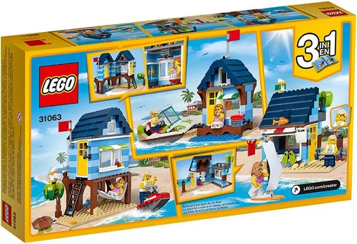 Miniatura 6 de Juguete para niños de vacaciones en la playa, 31063 Lego Creator