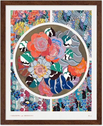Miniatura 40 de Poster Master Póster vintage de The Great Wave Off Kanagawa – Estampado retro de barcos sobre mar tormentoso – Arte japonés – Regalo para hombres