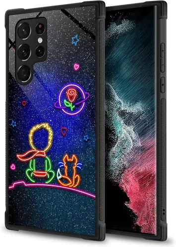 Miniatura 22 de CARLOCA Funda compatible con Samsung Galaxy S22 Ultra, diseño gráfico de Star Howling Wolfs Samsung Galaxy S22 Ultra, diseño gráfico, a prueba
