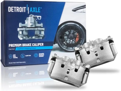 Miniatura 20 de Detroit Axle - 4 pinzas de freno para Honda Element 2003-2011 Pinzas de freno de disco con soportes 2004 2005 2006 2007 2008 2009 2010 reemplazo