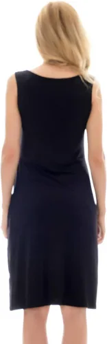 Miniatura 5 de Bearsland - Vestido de maternidad sin mangas para mujer con bolsillos
