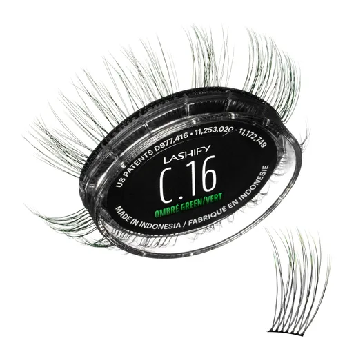 Miniatura 13 de Lashify Curl - Extensiones de pestañas Gossamer DIY de 0.394 pulgadas, color negro, pestañas postizas fáciles para un aspecto natural