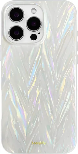 Miniatura 38 de SCORPIFY Funda para iPhone 13 con diseño floral de Nemophila azul, bonita funda transparente para teléfono con flores para mujeres y niñas