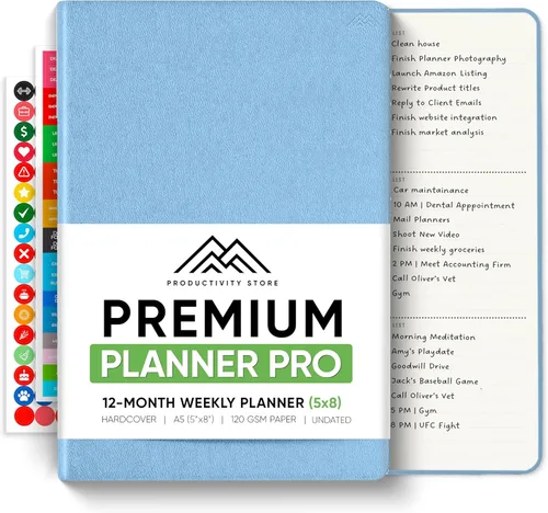 Miniatura 36 de Sin fecha, Agenda 2026, 8.5" x 11" - La Agenda de Productividad #1 para Lograr Tus Objetivos 2026 - Agenda 2026-2027 por PRODUCTIVITY STORE