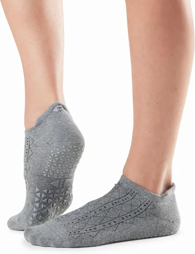Miniatura 20 de TAVI - Calcetines de agarre inteligente para mujer, pilates, pantuflas, yoga y ballet, barre