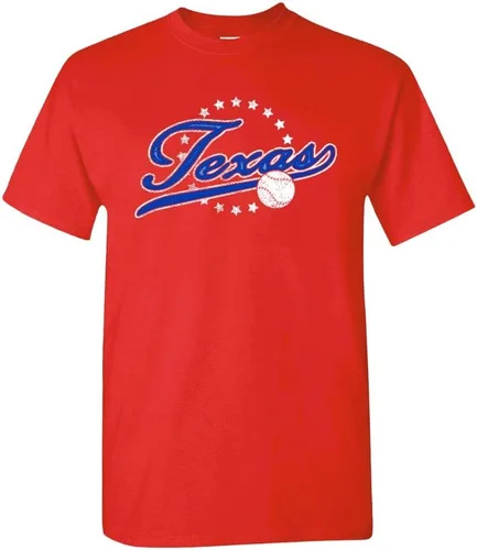 Miniatura 17 de Camiseta de hombre estilo vintage del equipo para aficionados al béisbol Texas - Camisa Royal