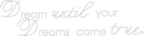 Miniatura 3 de Texto Dream until your dreams come true Negro brillante