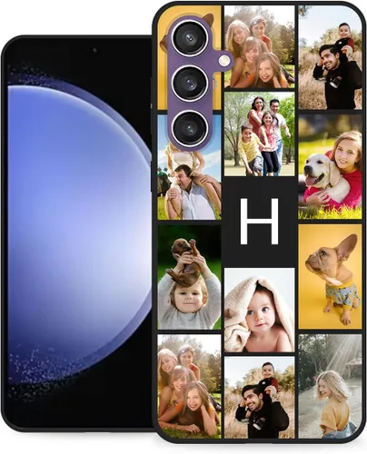 Miniatura 26 de Funda personalizada para Samsung Galaxy S23 Ultra con nombre de foto y texto - Funda suave y fina para teléfono móvil S 23 Ultra (negra) de 6.8