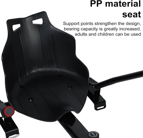 Miniatura 4 de Accesorio de asiento para aeropatineta de 6.5 pulgadas, 8 pulgadas, 8.5 pulgadas, 10 pulgadas, accesorio para scooter de autoequilibrio, fácil Blanco