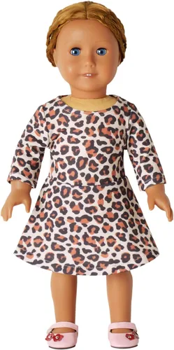 Miniatura 7 de Perfashion Vestidos a juego para niñas y muñecas sin mangas/manga larga, acampanados, faldas de fiesta de unicornio