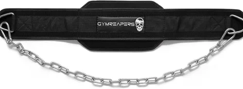 Miniatura 3 de Gymreapers Cinturón de Lastre con Cadena para Levantamiento de Pesas, Dominadas, Fondos - Cadena de Acero de Servicio Pesado para Entrenamiento
