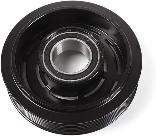 Miniatura 8 de Kit de embrague de compresor de CA para cubo de bobina de polea (7 poleas de ranura, rodamiento, bobina, placa) se adapta a 1996-2002 para Dodge RAM