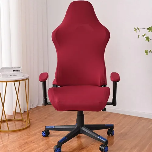 Miniatura 2 de DECHOUS 1 juego de fundas elásticas y lavables para silla de computadora, fundas protectoras para silla de oficina, protector para silla giratoria