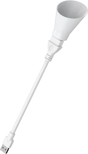 Lámpara de escritorio LED USB con cuello de cisne flexible con luces blancas cálidas ajustables para dormitorio, lectura, luz nocturna, dormitorio