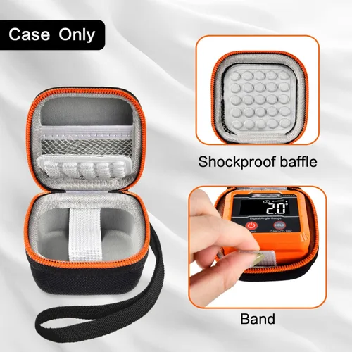 Miniatura 2 de Estuche ANKHOH Compatible con Nivel Digital Electrónico y Medidor de Ángulo Klein Tools 935DAG, Buscador de Ángulos Protractores, Bolsa de Negro