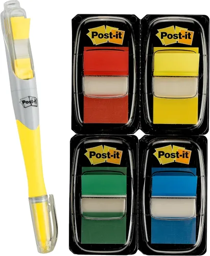 Miniatura 7 de Banderas adhesivas, Colores primarios variados