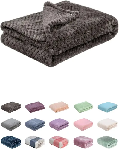 Miniatura 35 de Manta o manta mullida para bebé, suave, cálida y acogedora manta de vellón coral para niños pequeños, bebés o recién nacidos, para cuna, cochecito