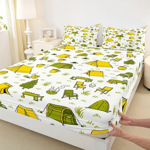Miniatura 37 de Erosebridal Yoga Gifts Fitted Sheet for Boys Girls Kids Yoga Chakras Twin Bed Sheets,Sun and Moon Sheets Boho Tribal Bedding Sets, No Top Sheet