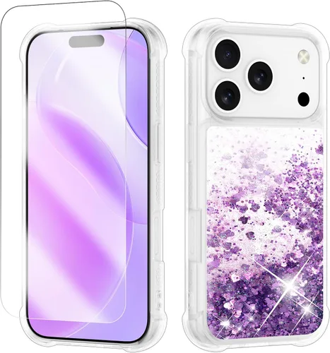 Miniatura 42 de Funda con purpurina para Samsung Z Flip 3, a prueba de golpes, funda de TPU transparente con purpurina líquida para Samsung Z Flip 3 para mujer