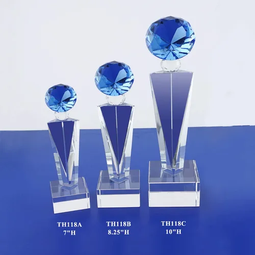 Trofeo óptico del grabado láser personalizado Reconocimiento Realidad del trofeo de los premios del trofeo del diamante del cristal
