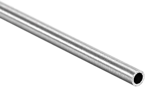Miniatura 3 de uxcell Tubo redondo de acero inoxidable 304 0.079 in OD 0.012 in espesor de pared 9.843 in longitud tubo recto sin costura 4 piezas