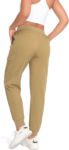Miniatura 3 de Womens Cargo Joggers Lightweight Hiking Pants Athletic Outdoor Travel Pants Workout Running Pants