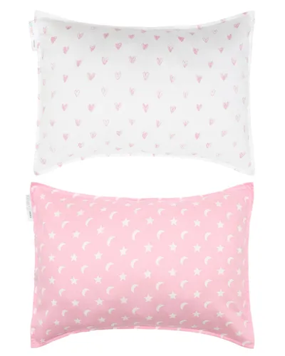 Miniatura 43 de ALVABABY Paquete de 2 fundas de almohada de algodón orgánico para niños pequeños, fundas de almohada para niños de 13 x 18 pulgadas o 12 x 16