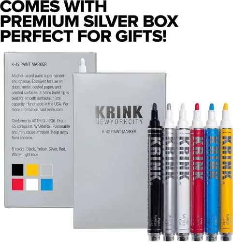 Miniatura 5 de Krink K-42 Marcadores de pintura, juego de 6 (K42-6pk)