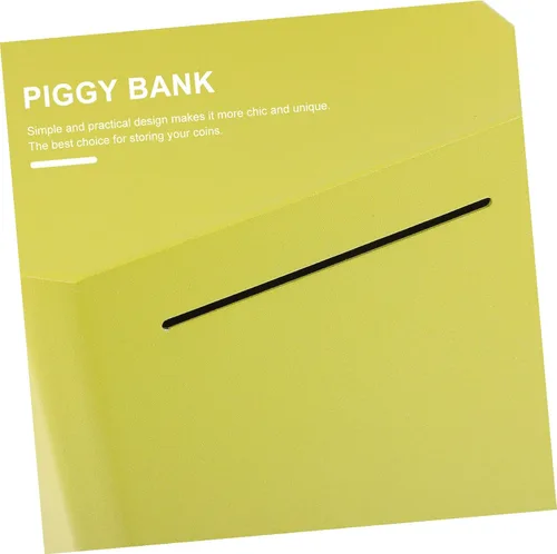 Miniatura 8 de ibasenice Alcancias de Dinero para adultos, alcancía de acero inoxidable, caja de dinero personal, caja de dinero irrompible de metal para adultos
